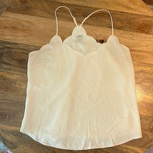 J.Crew Factory, Scalloped Cami Top, size 12